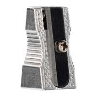 Deli Pencil Sharpener, Single Hole, Aluminium – Compact, Durable
