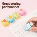 Deli Eraser, Ice Cream Shape, Fun Design, Smooth Erasing 1