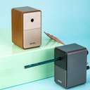 Deli Rotary Pencil Sharpener, Designed For School, Office, And Home Use, Bronze 3