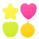 Deli Sticky Notes, 3x3 Inch, Fancy Shape, Creative Design, Assorted Colours 0