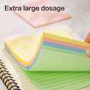 Deli Lined Sticky Notes, 3x3 Inch, Assorted Colours, Compact, Organised Writing 3