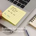 Deli Lined Sticky Notes, 6x4 Inch, Assorted Colours, Wide Format, Easy Peel 2