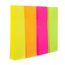 Deli Index Tabs, 50x12mm, Assorted Colours, Bright Shades, Easy Peel – Pack of 24 0