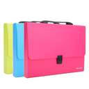 Deli A4 Document Case with Handle, Rio Color, Professional, School, And Home Organization 0