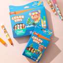 Deli Super Washable Markers, 12 Colors, School, Home, And Creative Play – Pack of 12 3