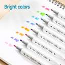 Deli Sketch Marker, Dual Tip, Assorted Colors – Pack of 48 2