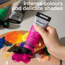 Deli Dmast Acrylic Colour, Bold Tone, Smooth Application, 75ml, Deep Red 1