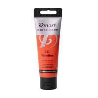 Deli Dmast Acrylic Colour, Vibrant Shade, Smooth Finish, 75ml, Vermilion