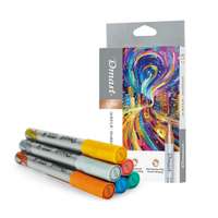 Deli Dmast Acrylic Marker, Bullet Tip 2mm, 6 Colors – Pack of 6
