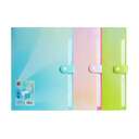 Deli A4 Expanding File, 8 Pockets, Professional, School, And Home Organization, Blue/Pink/Green 0