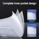 Deli A4 Display Book, 100 Pockets with Case, Black/Blue 2
