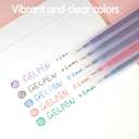 Deli Gel Ink Roller Pen, 0.5mm, Smooth Ink, Stylish Colour, Purple – Pack of 12 3