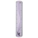 Deli Ultra Flexible Ruler, 20cm, Bendable Plastic for School Use 2