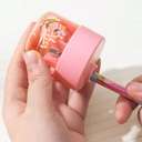 Deli Pencil Sharpener, One Hole – Compact, Smooth Sharpening – Pack of 12 1