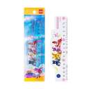 Deli Plastic Ruler, 15cm, Yellow & Pink 0