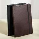 Deli Leather Cover Notebook, A5, 96 Sheets, 70GSM 6