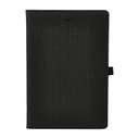 Deli Leather Cover Notebook, A5, 96 Sheets, 80GSM, Light Grey 0