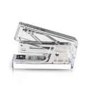 Deli Nusign Stapler, 12 Sheets, Compatible with 24/6 & 26/6 Staples, Clear Body 0