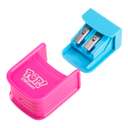 Deli Pencil Sharpener, Double Hole, Assorted Colours – Multi-Size, Smooth Use 1