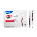 Deli Paint Marker, Bullet Tip 2mm, White – Pack of 12 0