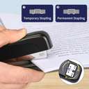 Deli Stapler, 25 Sheets, 24/6 & 26/6, Black 5