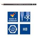 Staedtler Mars Lumograph Pencil, HB, Professional Quality, Break-Resistant – Pack of 12 4