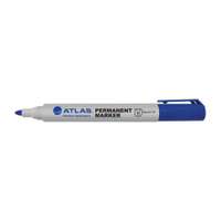 Atlas Permanent Marker, Bullet Tip, Smooth Writing, Blue
