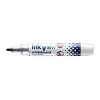 Uni InkView Whiteboard Marker, Bullet Tip, Bold Ink, Black