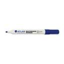 Atlas White Board Marker, Bullet Tip, Smooth Writing, Blue 0