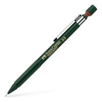 Faber-Castell Contura Mechanical Pencil, 0.5 mm, Rubber Grip, Metal Clip, Strong Hold, Retractable Tip, Smooth Writing, Ideal for Technical Drawing