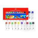 Faber-Castell Watercolor Tubes, 5 ml, Rich Pigments, Smooth Blend, Non-Toxic, Bright Shades, Ideal for Drawing, Art & Craft, Assorted - Pack of 12 Colors 1