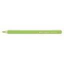 Faber-Castell Junior Triangular Thick Color Pencils with Sharpener, HangTab Cardboard, Rich Shades, Ideal for Craft & Drawing, Assorted - Box of 10 2