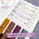 Faber-Castell Textliner 46 Metallic Highlighter, Chisel Tip, Water-Based Shimmer Ink, Multiple Line Widths, Smooth Flow, Ideal for Craft & School Use, Assorted – Set of 4 3