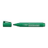 Faber-Castell Permanent Marker P20, Refillable, Chisel Tip, 1–4.5 mm, Waterproof, Smooth & Bright Writing, Ideal for Marking & Labelling - Green
