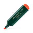 Faber-Castell Textliner 48, Superfluorescent, Chisel Tip, Smooth Flow, Refillable, Highlights Notes, Ideal for School & College Use - Orange 0