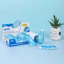 Deli Correction Tape, 6 mm × 5 m, Smooth Glide, Instant Coverage, Tear-Resistant, Perfect for School Crafts - Assorted 2