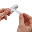 Deli Double-Sided Tissue Tape, 12 mm × 10 m × 80 mm, Thin Profile, Perfect for Pasting Posters, Envelopes & Stickers, White - 1 Roll 4
