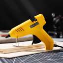 Deli Hot Melt Glue Gun, 20 W, Mini, Quick Warm-Up, Corded Electric, Home & Office Use - Yellow 3