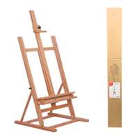 Funbo Beech Wood Easel, 51.5 x 61 x 185cm, High Stability for Medium Canvases - Natural