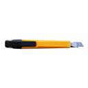 Olfa Multipurpose Cutter With Pocket Clip, 9mm Blade, Standard Design, For Craft & Office Use - Yellow & Black 1