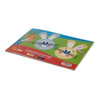 Funbo Construction Pad, 120 gsm, A4 Size, 20 Sheets, Smooth Craft Paper, Everyday Classroom Choice, Easy to Cut & Fold, Assorted Colors – Pack of 12