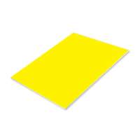 Funbo Foam Board, 70 × 100 cm, 0.5 cm, Lightweight, Easy-Cut, Smooth Paper Surface, Ideal for Mounting, Models & Craft Displays – Yellow