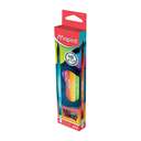 Maped Black Peps Energy Graphite Pencils with Eraser, HB #2, Triangular Grip, Smooth & Durable, Classroom Value, Ideal for School & Home Use, Black Barrels – Box of 12 0