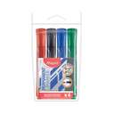 Maped Marker Peps Permanent Markers, Jumbo Bullet, Smooth & Bold Lines, Clearly Visible, Comfortable Grip, Ideal for Marking & Labelling, Assorted Colours – Pack of 4 0