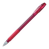 Pentel Feel-It Ballpoint Pen, 0.7 mm Fine, Smooth Low-Viscosity, Slim Barrel, Comfortable Grip, Ideal for Forms & Notes - Red