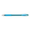 Pentel Feel-It Ballpoint Pen, 0.7 mm Fine, Smooth Low-Viscosity, Slim Barrel, Ideal for Forms & Notes, Sky Blue – Pack of 12 1