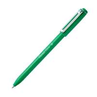 Pentel iZee Ballpoint Pen, 1.0 mm Medium, Low-Viscosity Ink, Smooth & Clean, Honeycomb Grip, Metal Clip, Ideal for Everyday Writing, Green – Pack of 12