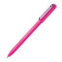 Pentel iZee Ballpoint Pen, 1.0 mm Medium, Low-Viscosity Ink, Smooth & Clean, Honeycomb Grip, Metal Clip, Ideal for Everyday Writing & Lettering, Pink – Pack of 12 0