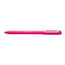 Pentel iZee Ballpoint Pen, 1.0 mm Medium, Low-Viscosity Ink, Smooth & Clean, Honeycomb Grip, Metal Clip, Ideal for Everyday Writing & Lettering, Pink – Pack of 12 2
