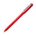 Pentel iZee Ballpoint Pen, 1.0 mm Medium, Clip Off Cap, Low-Viscosity Ink, Smooth & Clean, Honeycomb Grip, Metal Clip, Ideal for Everyday Writing, Red – Pack of 12 1